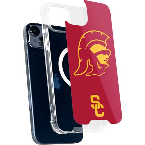 University of Southern California USC Trojan Large Mascot iPhone 15 Plus MagSafe Case