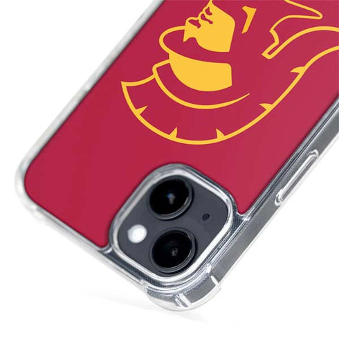 University of Southern California USC Trojan Large Mascot iPhone 15 Plus MagSafe Case