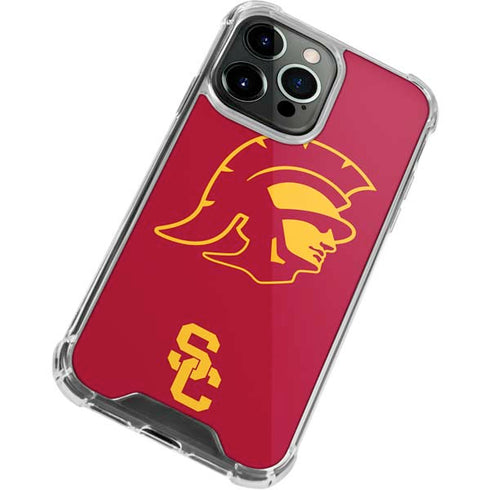 University of Southern California USC Trojan Large Mascot iPhone 15 Pro Clear Case