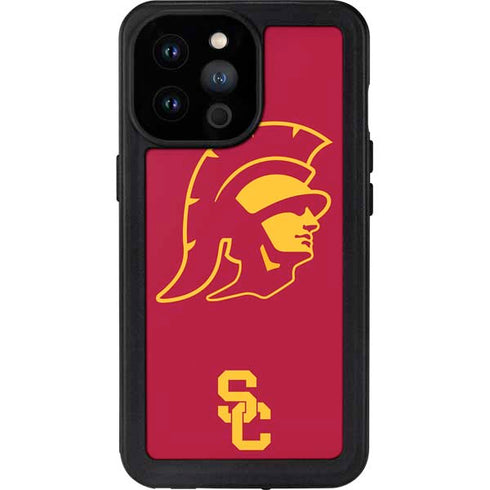 University of Southern California USC Trojan Large Mascot iPhone 14 Pro Max Waterproof Case