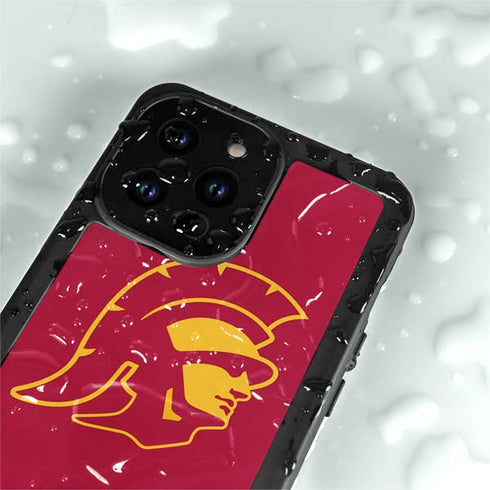 University of Southern California USC Trojan Large Mascot iPhone 14 Pro Max Waterproof Case