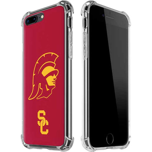 University of Southern California USC Trojan Large Mascot iPhone 7/8 Plus Clear Case