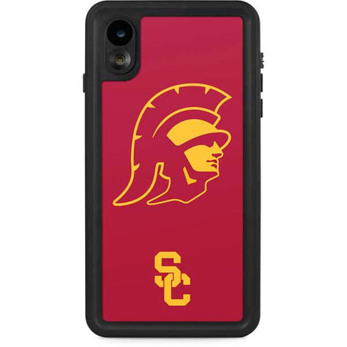 University of Southern California USC Trojan Large Mascot iPhone XR Waterproof Case