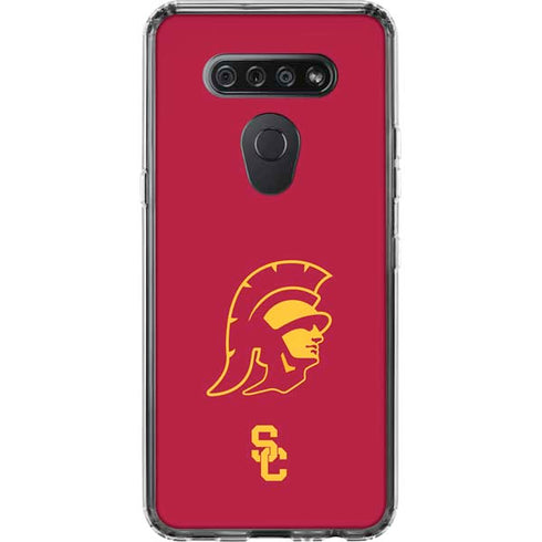 University of Southern California USC Trojan Large Mascot LG K51/Q51 Clear Case