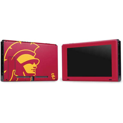University of Southern California USC Trojan Large Mascot Nintendo Switch Bundle Skin