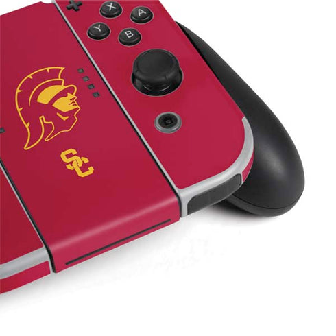 University of Southern California USC Trojan Large Mascot Nintendo Switch OLED (2021) Skin
