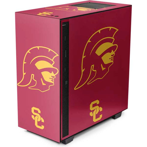 University of Southern California USC Trojan Large Mascot NZXT H510 Compact ATX Mid-Tower Case Skin