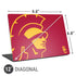 University of Southern California USC Trojan Large Mascot Universal Laptop 12in (9.8 x 6.8in) Skin