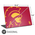 University of Southern California USC Trojan Large Mascot Universal Laptop 13in (10.6 x 7.6in) Skin