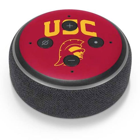 University of Southern California USC Trojan Logo Amazon Echo Dot Skin