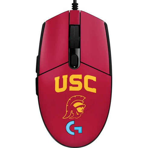 University of Southern California USC Trojan Logo G203 Prodigy RGB Wired Gaming Mouse Skin