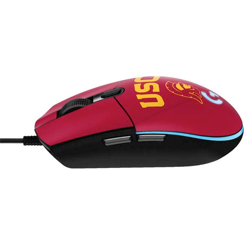 University of Southern California USC Trojan Logo G203 Prodigy RGB Wired Gaming Mouse Skin
