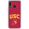 University of Southern California USC Trojan Logo Galaxy A20 Clear Case