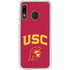 University of Southern California USC Trojan Logo Galaxy A20 Clear Case