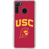 University of Southern California USC Trojan Logo Galaxy A21 Clear Case
