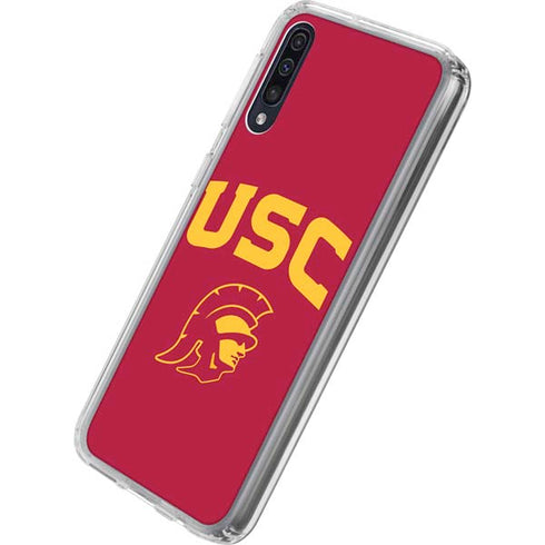 University of Southern California USC Trojan Logo Galaxy A50 Clear Case