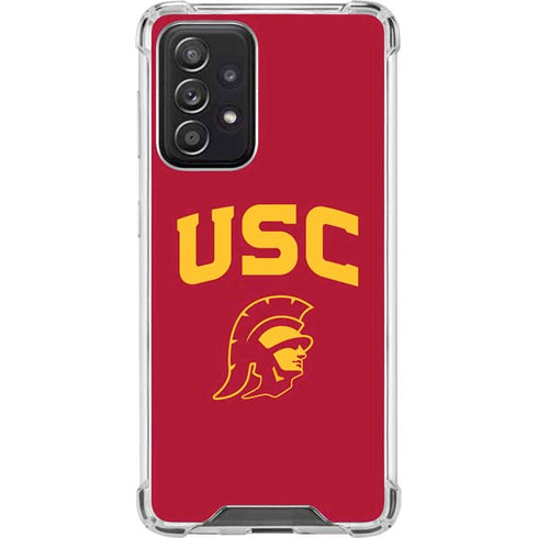 University of Southern California USC Trojan Logo Galaxy A52 5G Clear Case