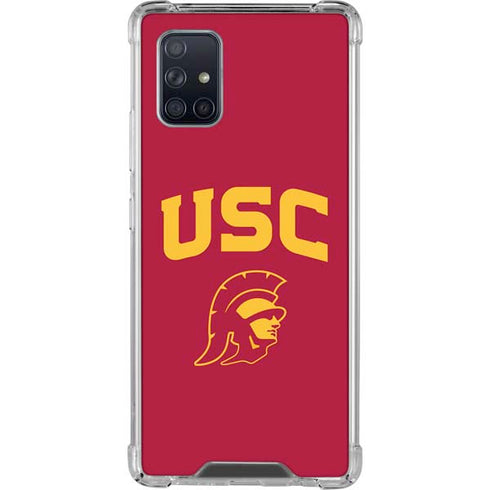 University of Southern California USC Trojan Logo Galaxy A71 5G Clear Case