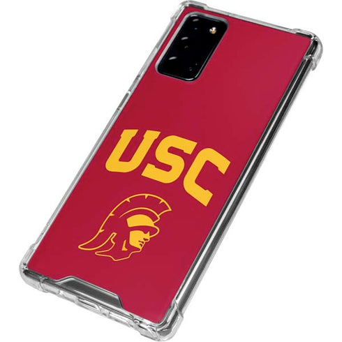 University of Southern California USC Trojan Logo Galaxy Note20 5G Clear Case