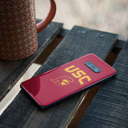 University of Southern California USC Trojan Logo Galaxy S10e Skin
