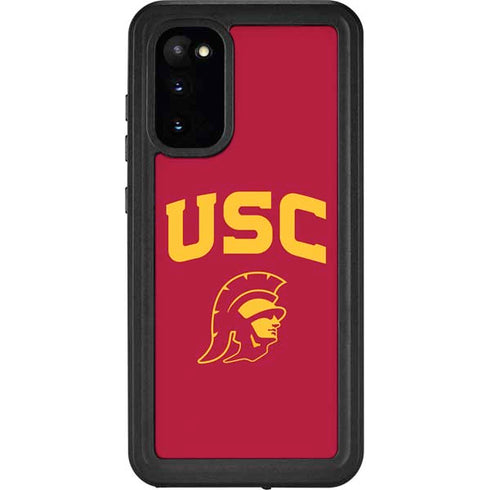 University of Southern California USC Trojan Logo Galaxy S20 Waterproof Case