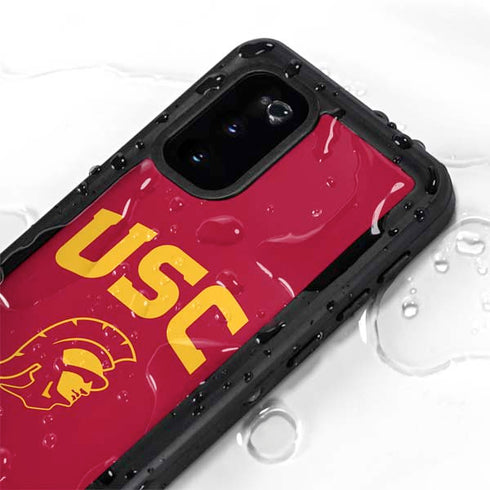 University of Southern California USC Trojan Logo Galaxy S20 Waterproof Case