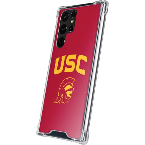 University of Southern California USC Trojan Logo Galaxy S22 Ultra Clear Case