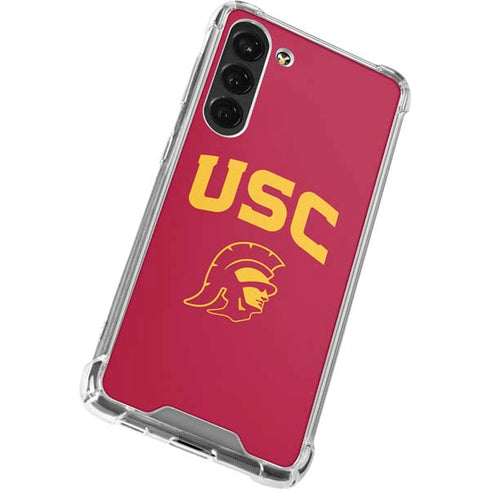 University of Southern California USC Trojan Logo Galaxy S23 Plus Clear Case