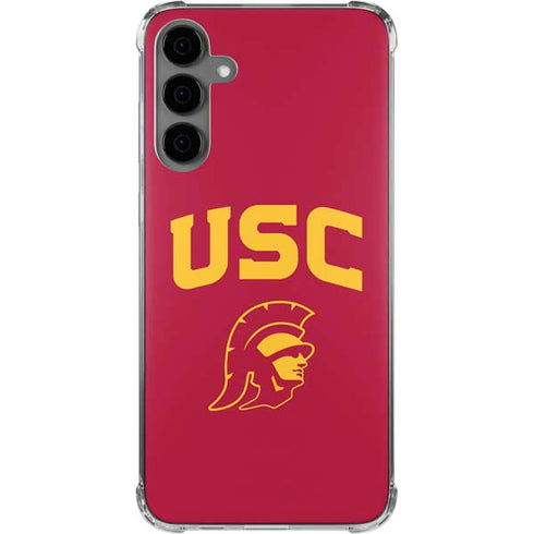 University of Southern California USC Trojan Logo Galaxy S24 Plus Clear Case
