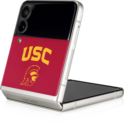 University of Southern California USC Trojan Logo Galaxy Z Flip3 5G Skin