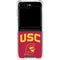 University of Southern California USC Trojan Logo Galaxy Z Flip5 5G Clear Case