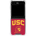 University of Southern California USC Trojan Logo Galaxy Z Flip5 5G Clear Case