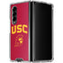 University of Southern California USC Trojan Logo Galaxy Z Fold4 5G Clear Case