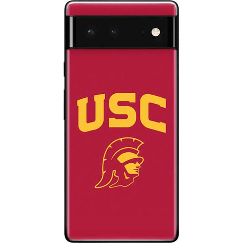 University of Southern California USC Trojan Logo Google Pixel 6 Skin