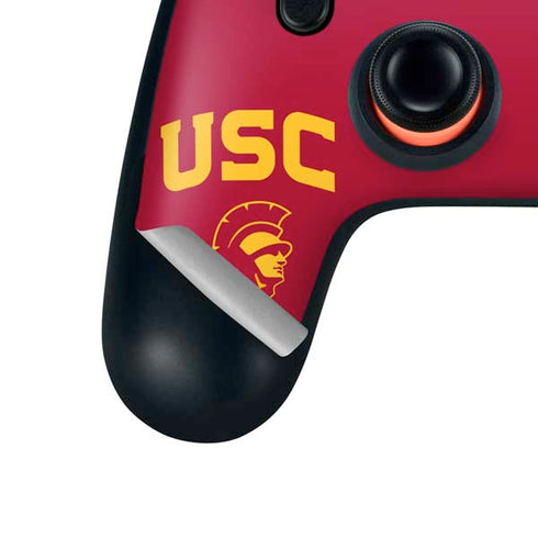University of Southern California USC Trojan Logo Google Stadia Controller Skin