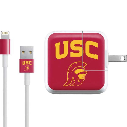University of Southern California USC Trojan Logo iPad Charger (10W USB) Skin