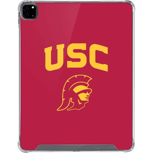University of Southern California USC Trojan Logo iPad Pro 12.9in (2020) Clear Case