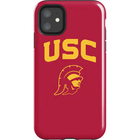 University of Southern California USC Trojan Logo iPhone 11 Impact Case
