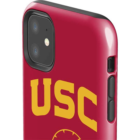 University of Southern California USC Trojan Logo iPhone 11 Impact Case