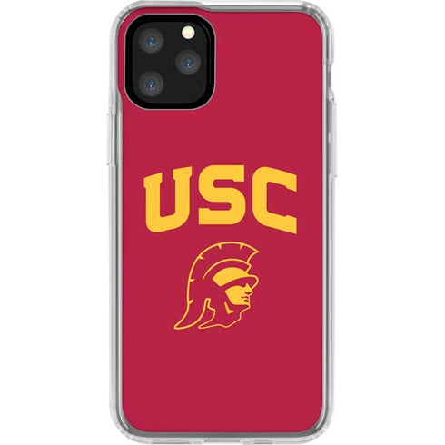 University of Southern California USC Trojan Logo iPhone 11 Pro Clear Case