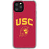 University of Southern California USC Trojan Logo iPhone 11 Pro Clear Case