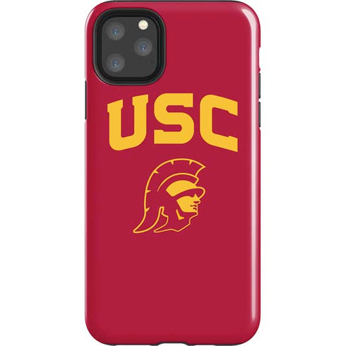University of Southern California USC Trojan Logo iPhone 11 Pro Max Impact Case