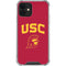 University of Southern California USC Trojan Logo iPhone 12 Clear Case
