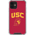 University of Southern California USC Trojan Logo iPhone 12 Clear Case