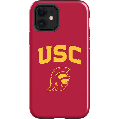 University of Southern California USC Trojan Logo iPhone 12 Impact Case