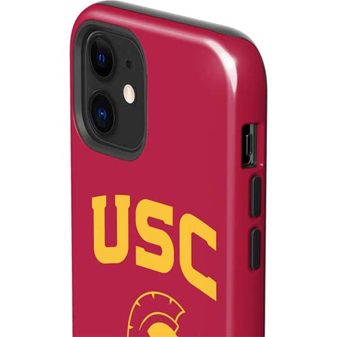 University of Southern California USC Trojan Logo iPhone 12 Impact Case