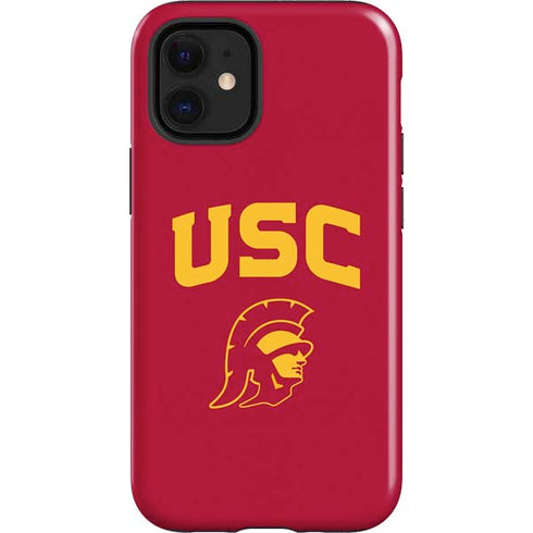 University of Southern California USC Trojan Logo iPhone 12 Mini Impact Case