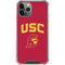 University of Southern California USC Trojan Logo iPhone 12 Pro Clear Case