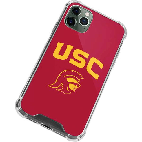 University of Southern California USC Trojan Logo iPhone 12 Pro Clear Case