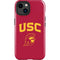 University of Southern California USC Trojan Logo iPhone 15 Plus Impact Case